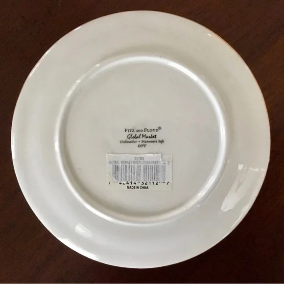 2 New Fitz and Floyd ‘Global Market’ 6.5” Party Plates - Picture 6 of 11